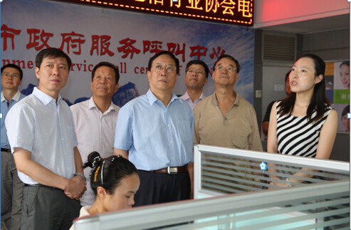 省通信行业协会张克中理事长一行赴渭南调研视察用户满意企业