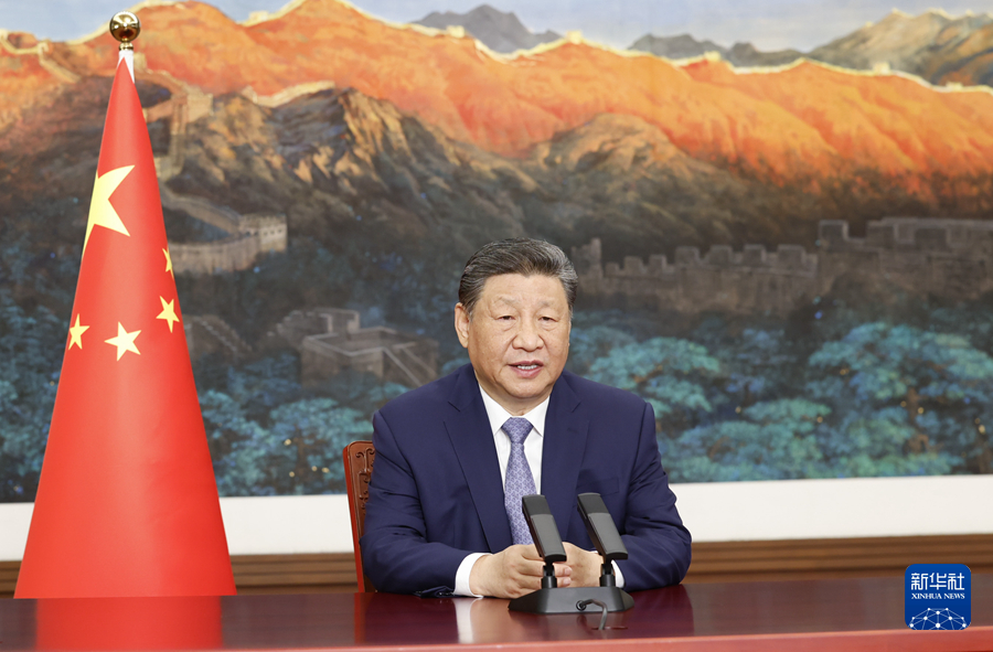 习近平在气候和公正转型领导人峰会上的致辞（全文）